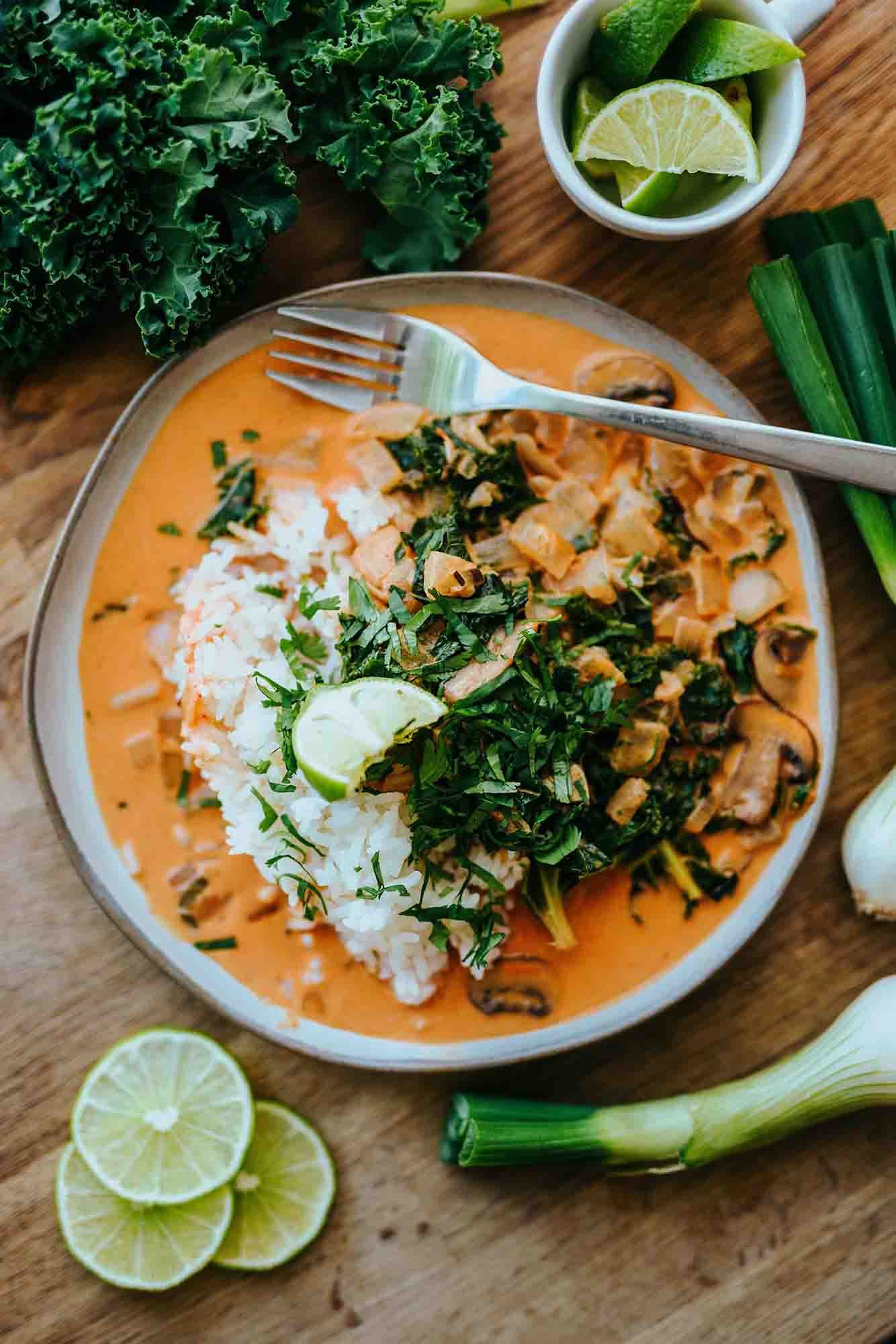 nathan dumlao w9zCH4Lpflw unsplash 30 Minute Mushroom Chicken with Coconut Rice